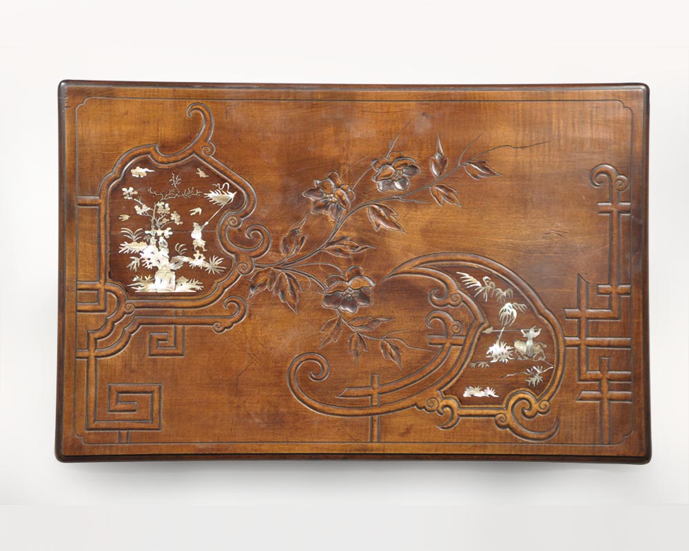 Габриель ВИАРДО.  Стол, состоящий из четырёх столиков, вдвигающихся один в другой.  Габриель ВИАРДО.  Стол, состоящий из четырёх столиков, вдвигающихся один в другой. -2